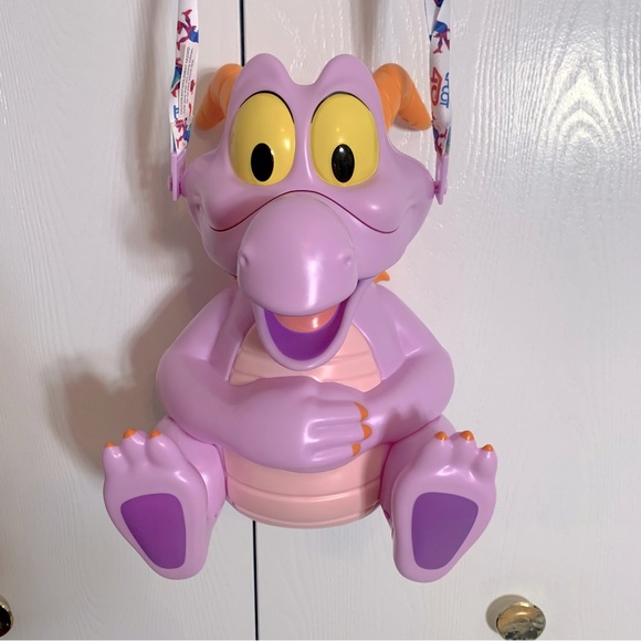 NWT. Disney Figment the dragon popcorn bucket for Epcot’s 40th anniversary. - Picture 1 of 9
